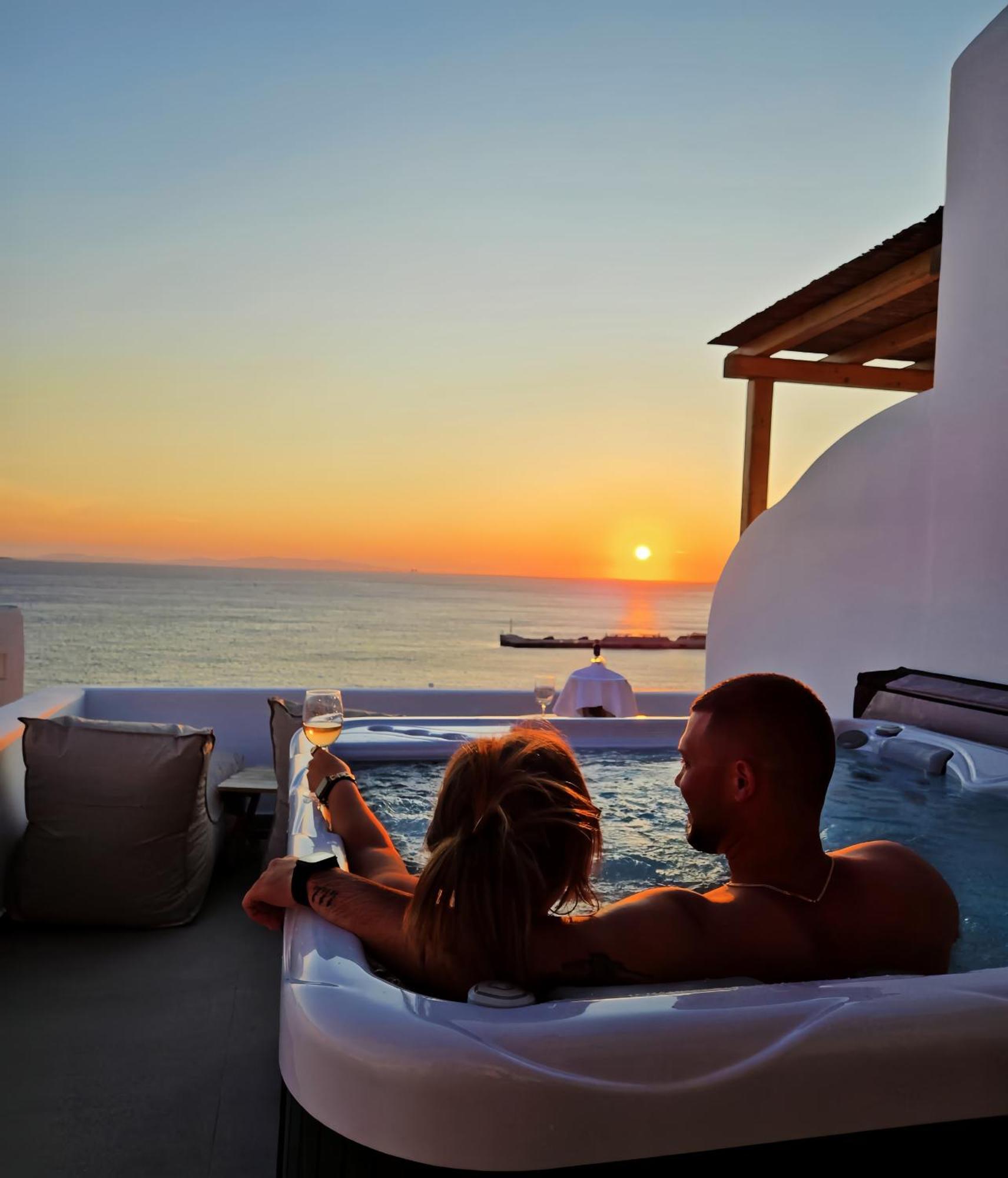 Avra Mykonos Hotel Tourlos Buitenkant foto